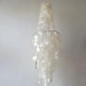 Capiz Shell Chandelier Teardrop Panjang Design