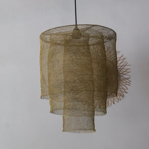 Brass Wire Mesh Chandelier Tulas Design