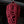 Handmade Balinese chandelier with cascading red wooden beads, artisanal home decor