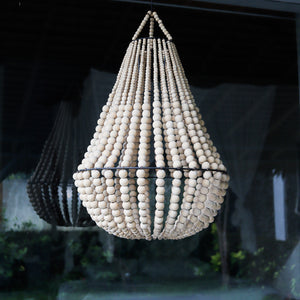 Beaded Chandelier Natural Diamond Shape
