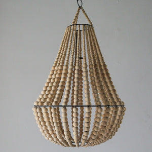 Beaded Chandelier Natural Diamond Shape