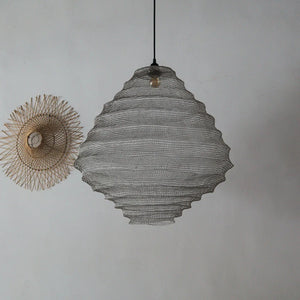 Handknitted Wire Mesh Chandelier Awan Dome Design