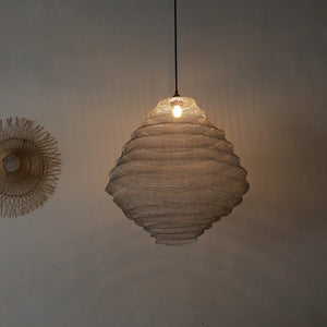 Handknitted Wire Mesh Chandelier Awan Dome Design