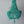 Green Tosca Beaded Chandelier Vintage Style