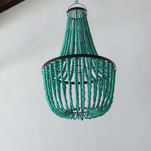 Green Tosca Beaded Chandelier Koko Design