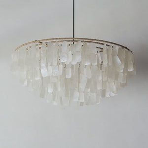 Capiz Shell Chandelier Titik Design