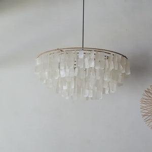 Capiz Shell Chandelier Titik Design