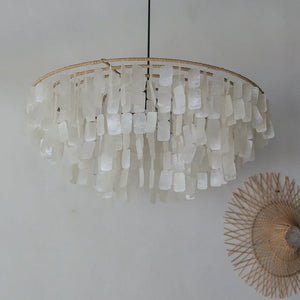 Capiz Shell Chandelier Titik Design