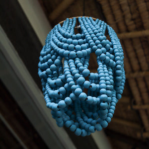 Beaded Chandelier Blue Roomi Design