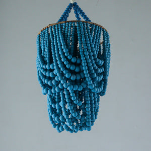 Beaded Chandelier Blue Roomi Design