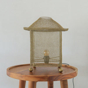 Chainmail Table Lamp Gold jolgo
