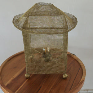 Chainmail Table Lamp Gold jolgo