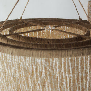 Bead Tiered Sea shell Chandelier