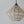 Handcrafted seashell pendant light with gold grid, luxury Balinese home decor