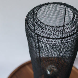 Wire Mesh Table Lamp Truba in Black