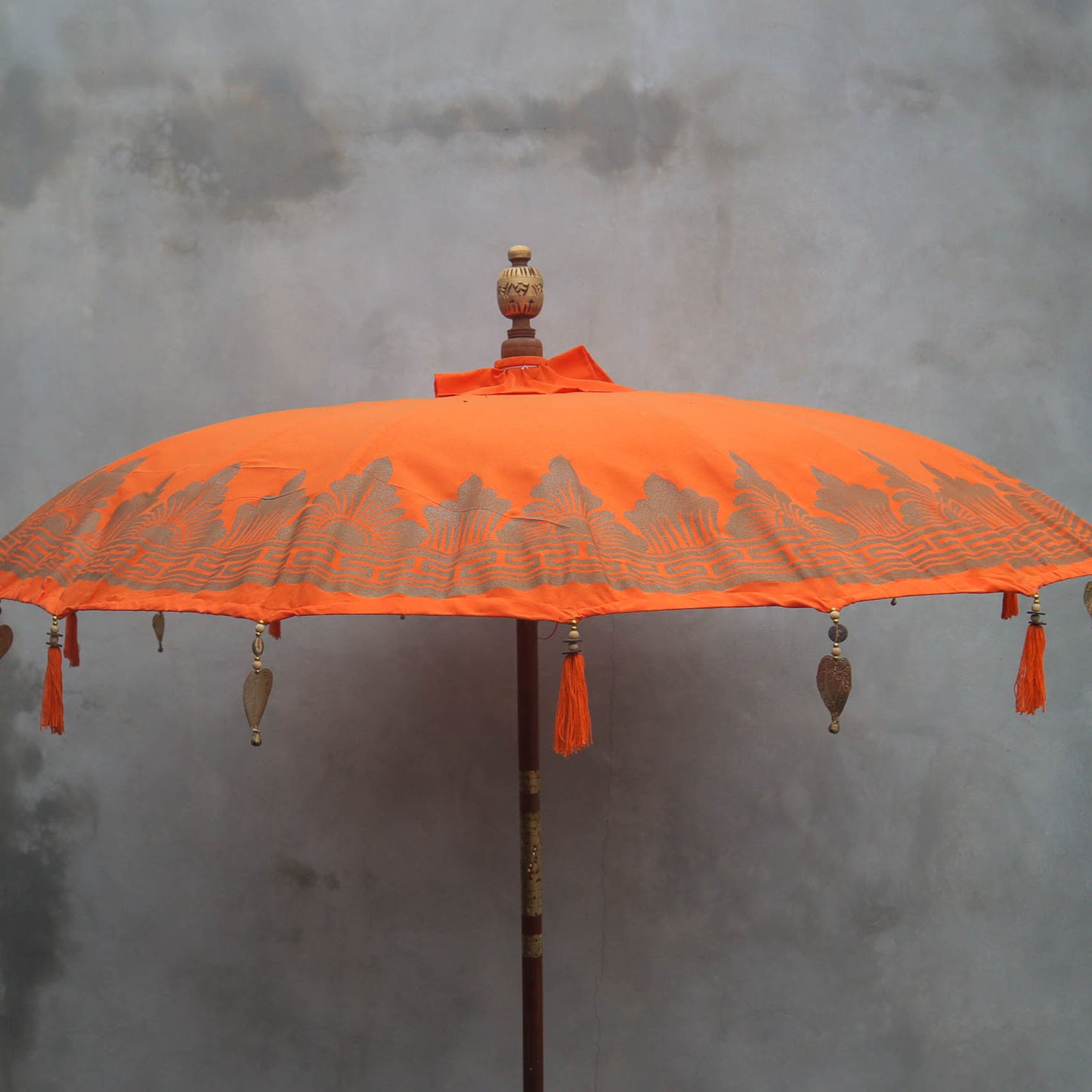 Parasol Bali Garden Decoration Orange