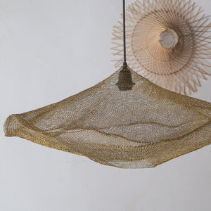 Hand knitted Brass Wire Mesh Awan Ombak