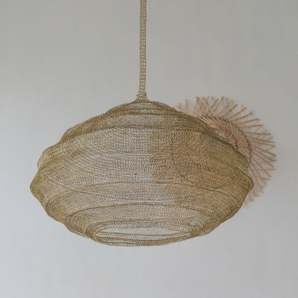 Brass Wire Mesh Chandelier Patpat design