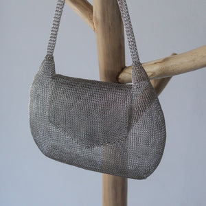 Wire Mesh Hand Knitted Shoulder Bag Cananga