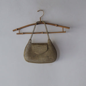 Brass Wire Mesh Hand Knitted Shoulder Bag Cananga