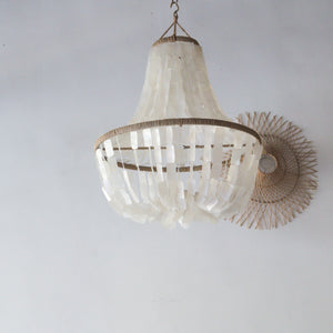 Capiz Shell Chandelier Banda