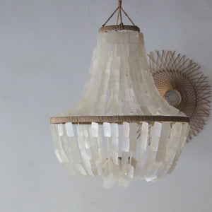 Capiz Shell Chandelier Banda