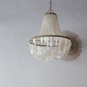 Capiz Shell Chandelier Banda