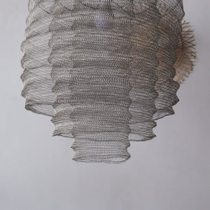 Stainless Wire Mesh Tiered Chandelier Panlas Umalulu