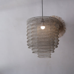 Stainless Wire Mesh Tiered Chandelier Panlas Umalulu
