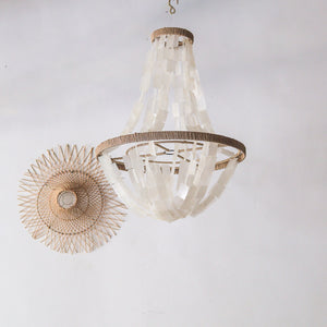 Capiz Shell Chandelier Halmahera