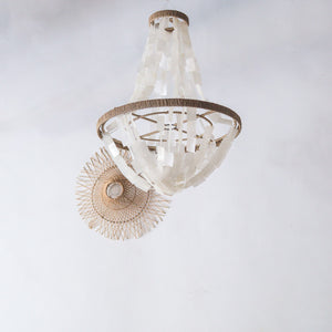 Capiz Shell Chandelier Halmahera
