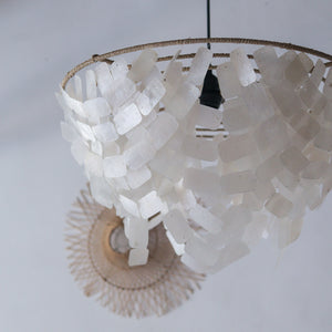 Capiz Shell Chandelier Nias
