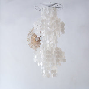 Capiz Shell Chandelier Ceningan