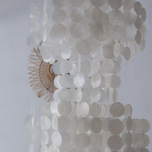 Capiz Shell Chandelier Ceningan