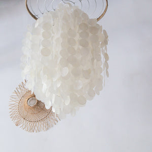 Capiz Shell Chandelier Madura