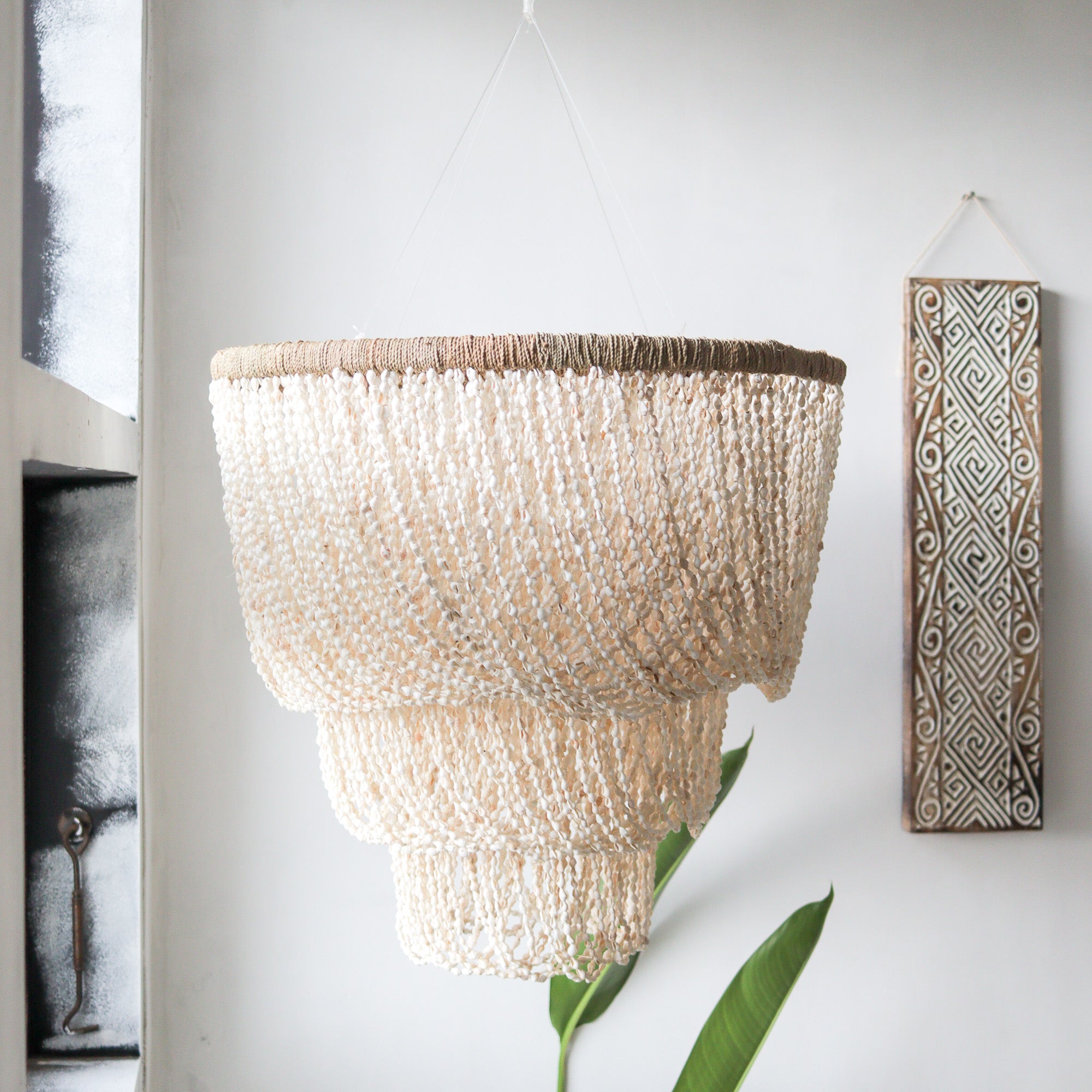 Seashell Chandelier Light Fixture Bali – roomidecor