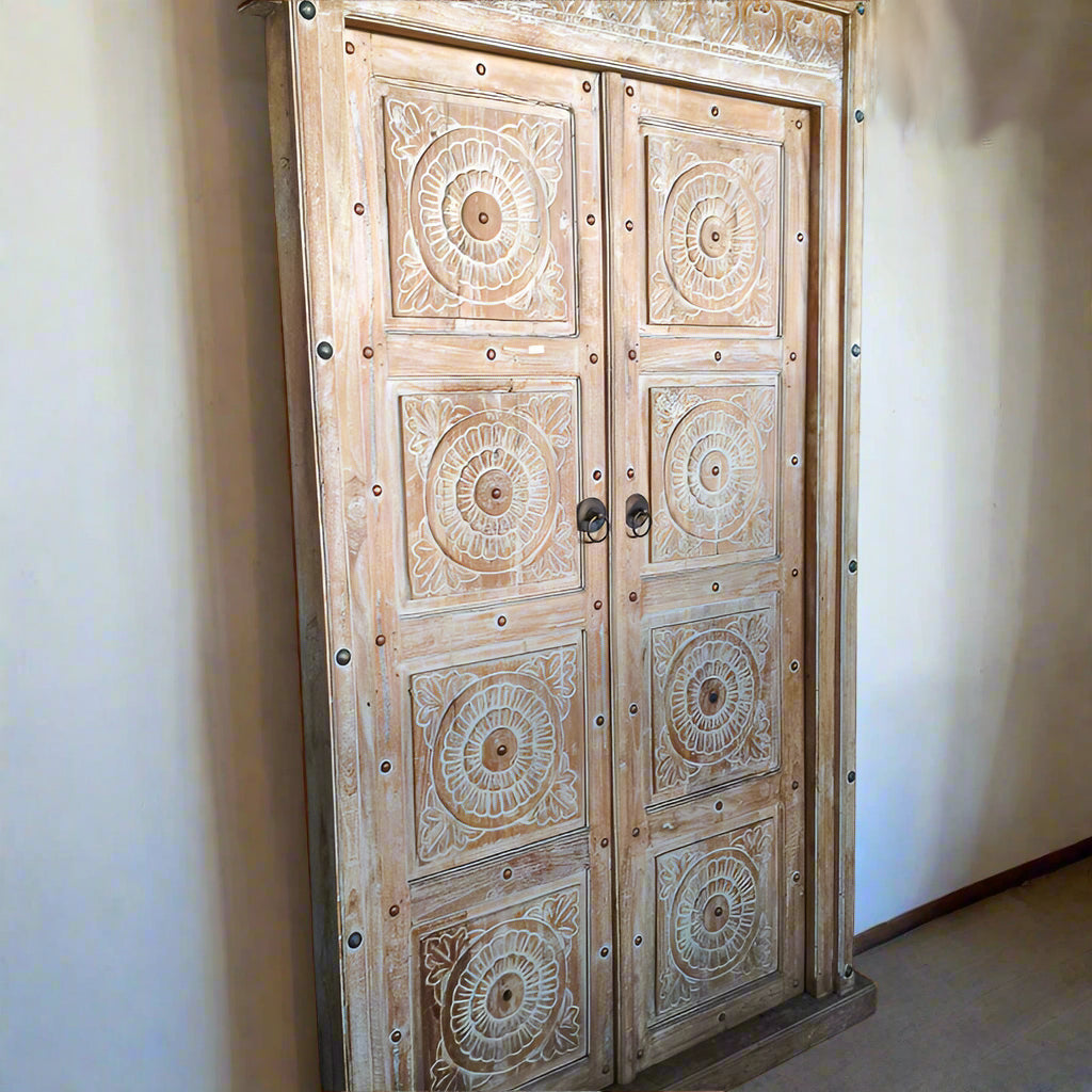 handcarved Double door