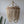Natural wood beaded chandelier with boho design, handmade hanging light fixture
