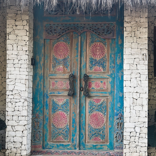 Hand Carved Wood Door, Door Gate
