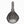 Handmade wire mesh pendant light with sculpted bulbous shape on white background