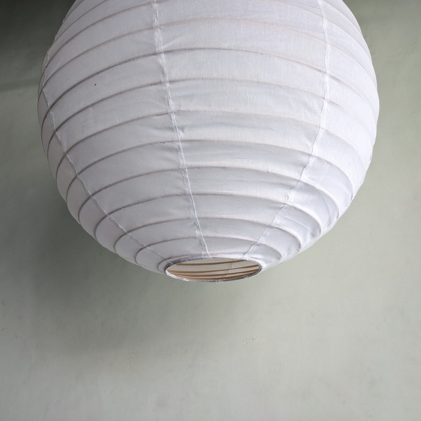 Linen White Lamp Shade Circle