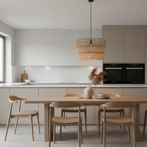 Rattan pendant Light Tiered Design