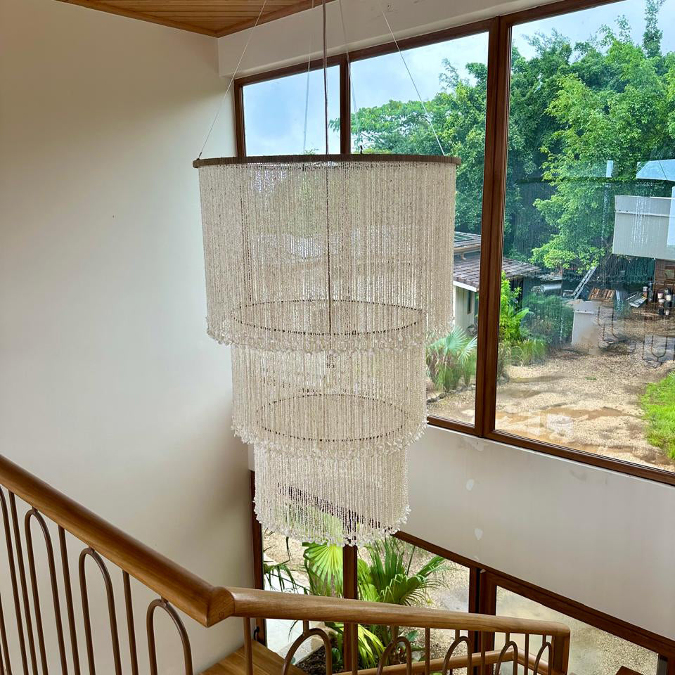Seashell Chandelier Tiered Lawa Design