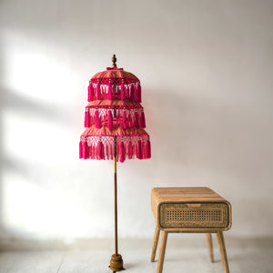 Triple Bali parasol in Pink Mini