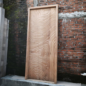 Wooden door Bali unique