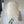 White seashell chandelier lampshade with hanging shells, coastal boho decor