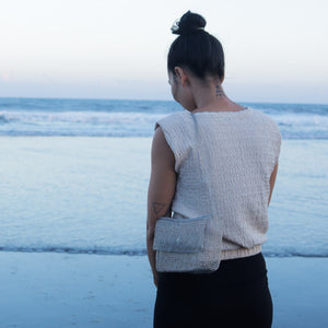 Wire Mesh Hand Knitted Shoulder Bag Melati