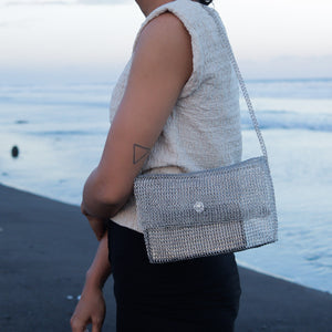 Wire Mesh Hand Knitted Shoulder Bag Melati