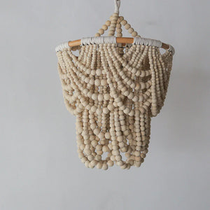 Beaded Pendant Light natural
