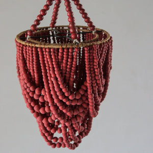 Maroon Chandelier